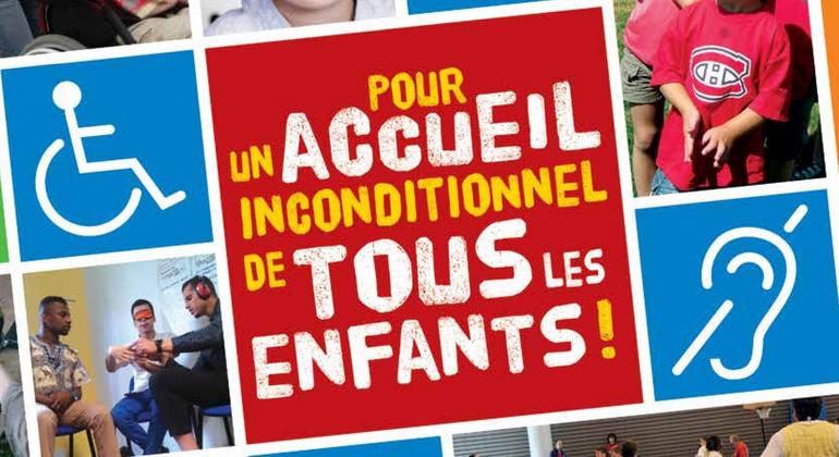 Pour un accueil de tous les enfants ! Pour un accueil de tous les enfants !